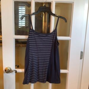 Brand: banana republic. Size: XL.  Color: navy and white